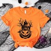 Simply Sage Market Women's Haunted House Pumpkin Short Sleeve Graphic Tee - 3 of 4