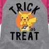 Girls' - Pokémon - Trick Or Treat Shirt Tail Raglan Graphic T-shirt - 2 of 4