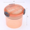 REGALWOVEN D Leakproof Plastic Food Container 4.6 x 4.6 x 4.2 Inch 5 Pcs - 2 of 4