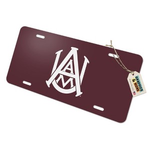 Alabama A&M University Primary Logo Novelty Metal Vanity Tag License Plate - 1 of 4