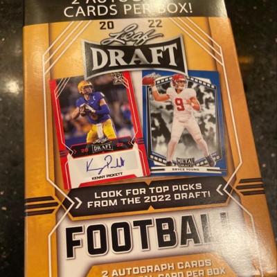 2022 Leaf Draft Football Checklist, Set Info, Review, Blaster Boxes