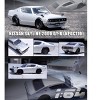 Nissan Skyline 2000 GT-R (KPGC110) RHD (Right Hand Drive) Silver Metallic 1/64 Diecast Model Car by Inno Models - 3 of 3