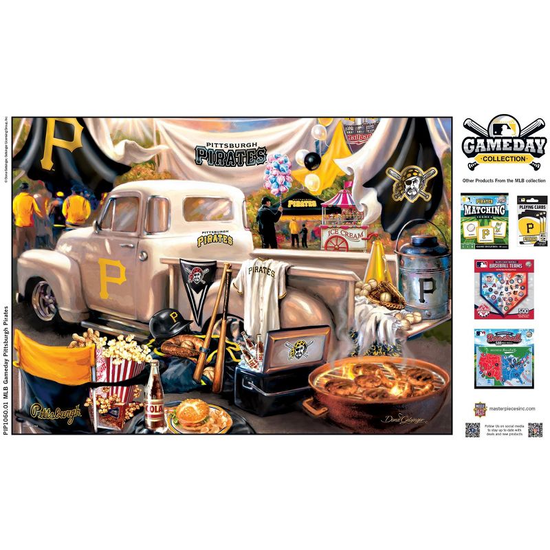MasterPieces Pittsburgh Pirates - Gameday 1000 Piece Jigsaw Puzzle, 5 of 8