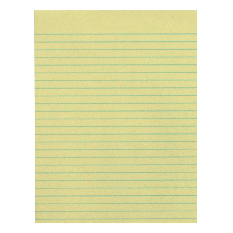 School Smart Composition Paper, No Margin, 8 x 10-1/2 Inches, Yellow, 500 Sheets, 1 of 3