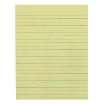 School Smart Composition Paper, 8-1/2 X 11 Inches, Yellow, 500
