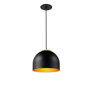 ET2 Lighting Foster 1 - Light Pendant in  Black/Gold - 1 of 3