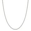 Black Bow Jewelry 1.9mm, Sterling Silver, Solid Box Chain Necklace - 3 of 4