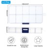 Unique Bargains Plastic Nail Bead Art Supplies Fishing Tools Craft Organizer 4.9x2.5x0.8 Inch 2 Pcs - 2 of 4