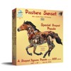 Sunsout Pasture Sunset 600 pc Special Shape  Jigsaw Puzzle 95903 - 2 of 4