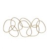 Metal Abstract Wall Decor Gold - CosmoLiving by Cosmopolitan: Contemporary Iron Artwork, Indoor Vertical Display - 3 of 4