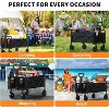 Heavy Duty Folding Trolley 380kg for Camping & Garden-All Terrain Wheels-Cup Holder Included-Ideal for Beach,Sports,Shopping,Easy Transport - 2 of 4