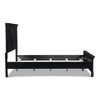 New Classic Furniture, Tamarack Contemporary Solid Wood 5/0 Q Panel Bed in Black - 4 of 4