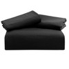 PiccoCasa Washed Brushed Microfiber Soft Duvet Cover Set 3 Pieces including 2 Pillow Cases - 4 of 4