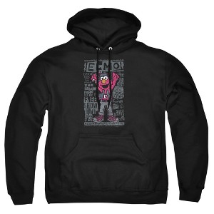 Men's Sesame Street Elmo Band Pull-Over Hoodie - 1 of 4