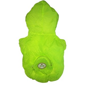 Pet Life (R) Ultimate Waterproof Thunder-Paw Adjustable Zippered Folding Travel Dog Raincoat - 1 of 4