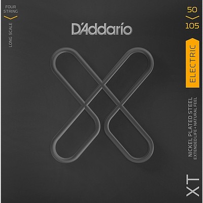 D'Addario XT Electric Bass Coated Nickel, Medium Long Scale 50-105