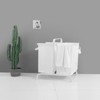 SEVOBAL Laundry Bags and Baskets 2-Tier Laundry Hamper 110L Large Oxford Clothes Basket Sorter for Clothes Toys Storage, White, 18.1"*16.5"*27.5" - 4 of 4