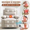 Power Lift Recliner Chair, Electric Glider Reclining Sofa Chair, Home Theater Seat With 2 Cup Holders Side, for Living Room - 3 of 4