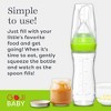 Goji Baby 4 oz Silicone Baby Food Dispensing Spoon 8 Pack - Great for 4+ Month Infants - Includes Stopper (Multicolored) - 3 of 4