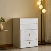 Gulches 3-in-1 Vanity Desk Set with Mirror, Drawers & Charging Station - Stylish & Functional - 4 of 4