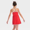 Girls' Knit Contrast Trim Dress - All In Motion™ - 2 of 3