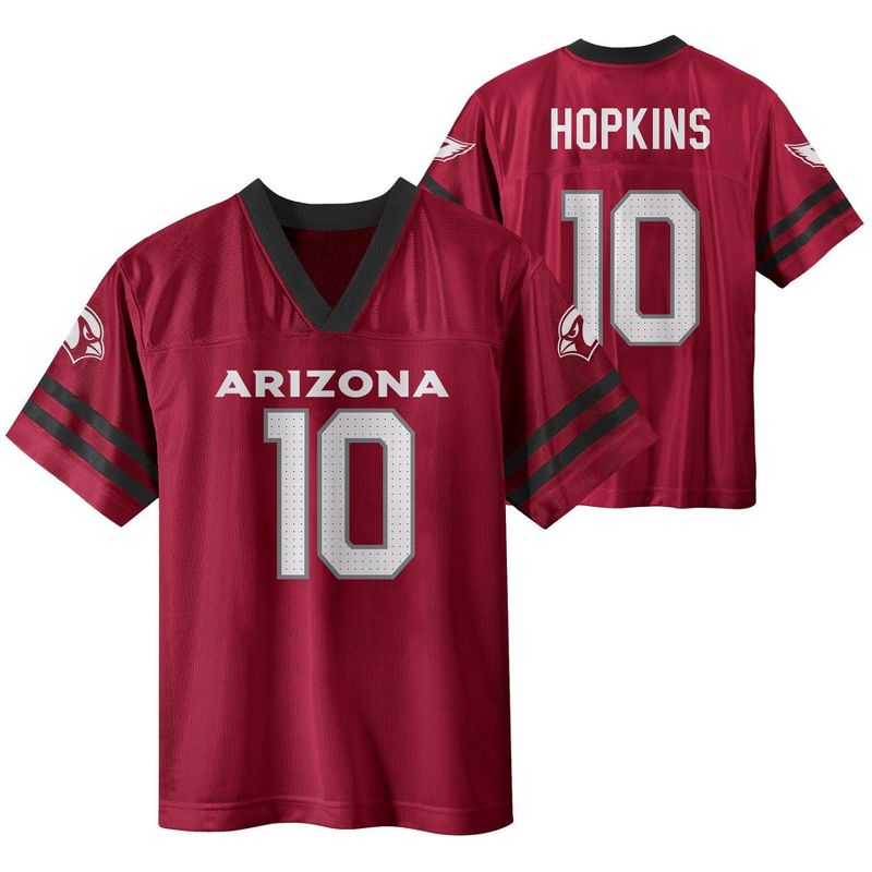 NFL Arizona Cardinals Boys&#39; Short Sleeve Hopkins Jersey, 1 of 4
