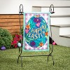 Evergreen Happy Easter Egg Applique Garden Flag 12 x 18 Inches Indoor Outdoor Decor - 2 of 2