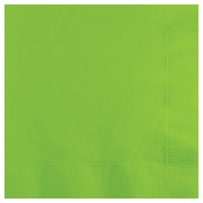  50ct Fresh Lime Green Disposable Napkins 