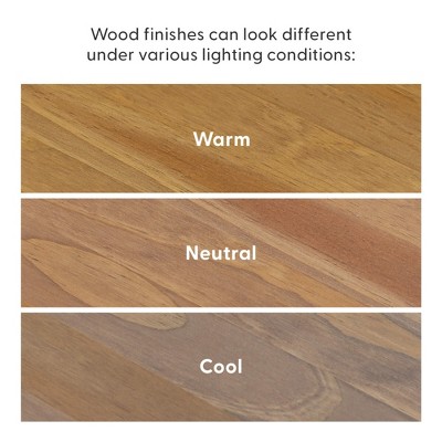 Verso 46" Pecan Solid Wood Modern Console Table