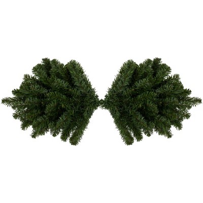 Northlight 32" Unlit Canadian Pine Artificial Christmas Door Swag