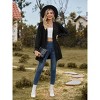 Women's Long Knit Cardigan with Textured Design - Casual Layering Piece for Outdoor Wear - 4 of 4