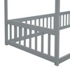 YOOCOZZ Twin Size Canopy Bed with Fence and Guardrails - 4 of 4