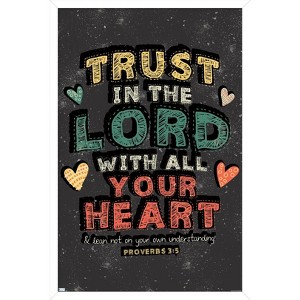 Trends International Scott Orr - Trust in The Lord Framed Wall Poster Prints - 1 of 4