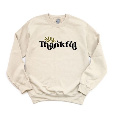 Simply Sage Market Women's Graphic Sweatshirt Thankful Leaf