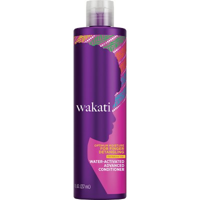 Wakati Water Activated Conditioner, Paraben and Sulfate-Free for Natural Hair, Easy Finger Tangling - 8oz