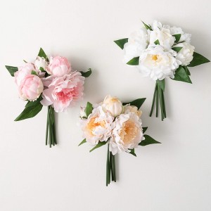 Sullivans Artificial 11.75" Cheerful Peony Bush Set of 3 - 1 of 2