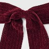 Ribbed Velvet Bow Hair Barrette - Universal Thread™ Wine - 3 of 3