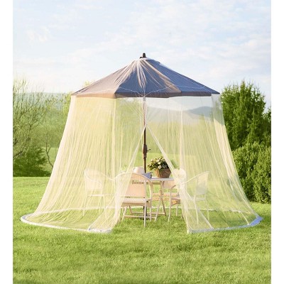 white mosquito net