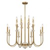 Savoy House Oakhurst 6 - Light Chandelier in  Antique Gold - 3 of 4
