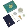 Matcha Whisk Set 7 Pcs - Ceramic Bowl & Bamboo Whisk/Holder, Gradient Design Matcha Kit with Bamboo Scoop, Stainless Steel Sifter, Tea Towel - 2 of 4