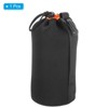 Unique Bargains Neoprene Waterproof Shockproof Wear-resistant Lens Pouch Black&Orange 1 Pc - 3 of 3