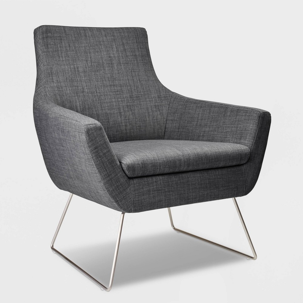 Kendrick Chair Charcoal Gray - Adesso, Adult Unisex, Grey Gray