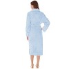 PAVILIA Women Plush Fleece Robe, Soft Textured Bathrobe, Lady Cozy Spa Long Robes, Fuzzy Satin Waffle Trim - 2 of 4