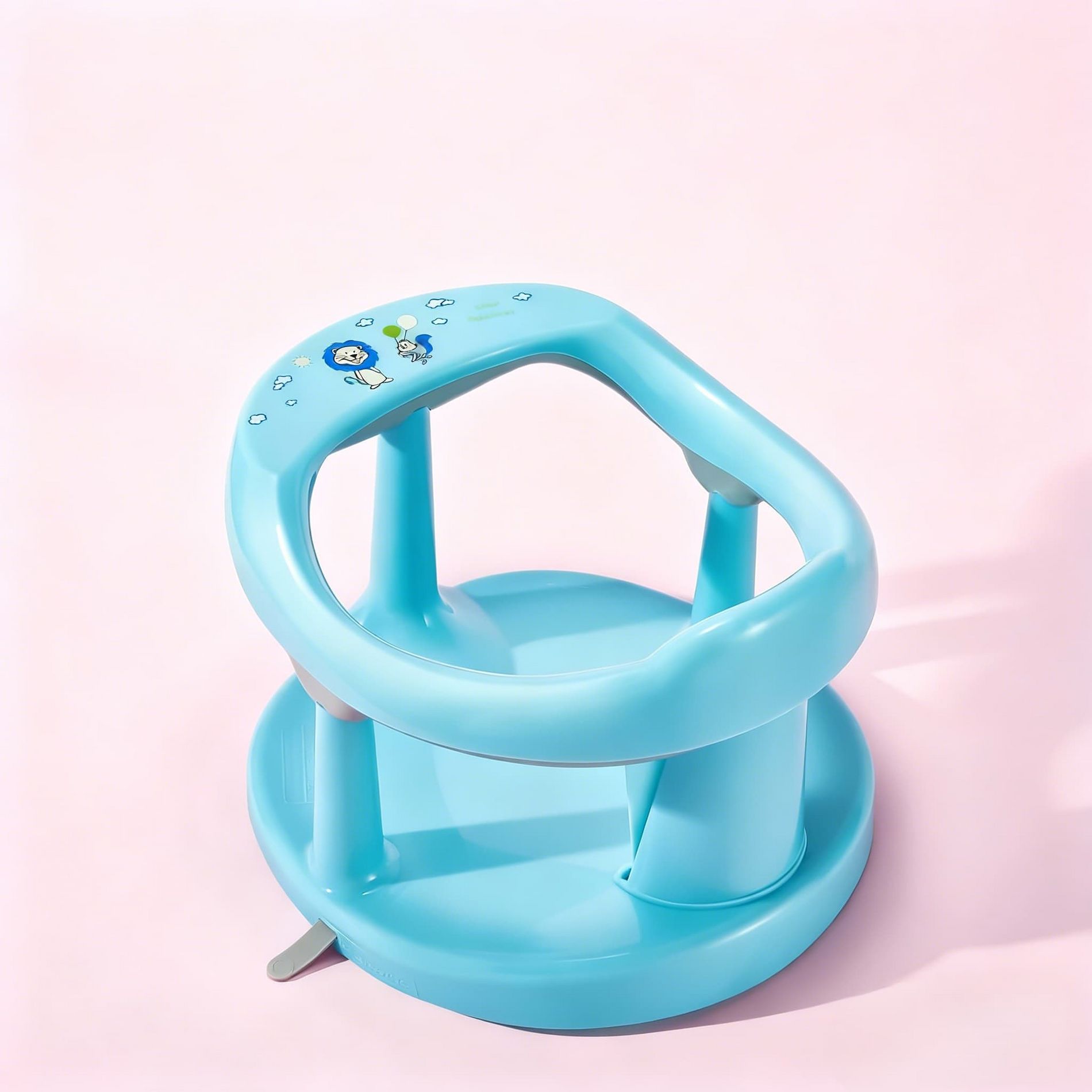 Angel Sar Baby Bath Seat, Baby Bath Chair for Newborn Shower Bathtub Seat Cushion, Wrap Around Shower Chair for 6 Months and Up