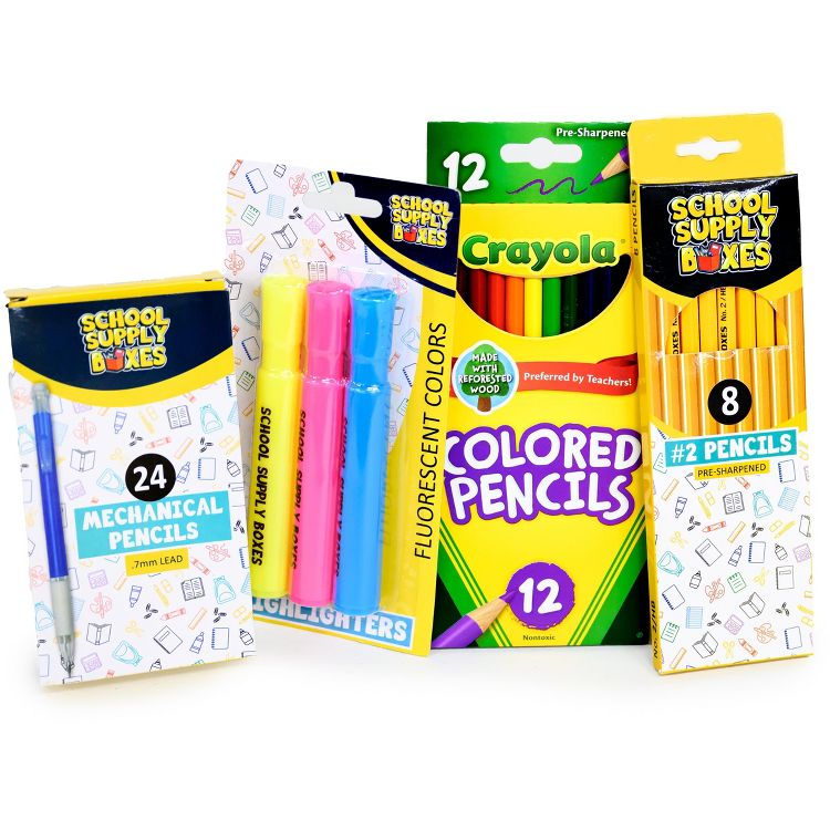 School Supply Boxes - Ultimate High School and College Bundle - (93 Pieces/Box), 5 of 7