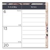 Monthly Desk Pad Calendar, Floral Artwork, 22 x 17, Black Binding, White/Multicolor Sheets, 12-Month (Jan-Dec): 2026 - 3 of 4