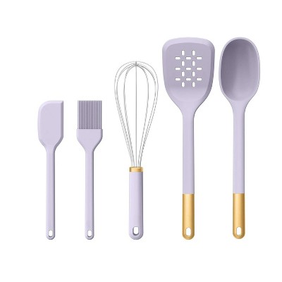 5-Piece Kitchen Tool Set, Porcini Taupe