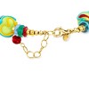 Ross-Simons Italian Multicolored Murano Glass Bead Bracelet With 18kt Gold Over Sterling Size 7 - 3 of 4