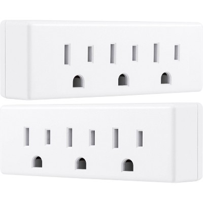 Philips 2pk 3-Outlet Grounded Tap