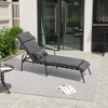 Crestlive Products Chaise Lounge Chair Outdoor with Cushion & Pillow Adjustable 5 Position Pool Recliner - image 4 of 4